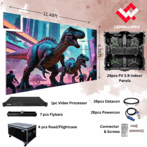 11ftx6ft led video wall package