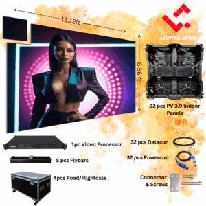 13ftx6ft led wall video package